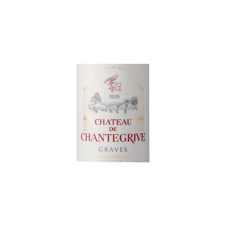 Château de Chantegrive 2020 Graves - Vin rouge de Bordeaux