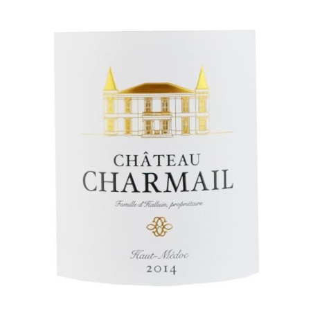 Château Charmail 2014 Cru Bourgeois - AOC Haut-Médoc - Vin rouge de Bordeaux - 1 bouteille 0.75 cl