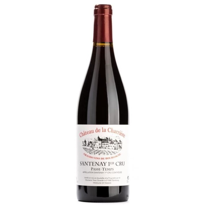 Château de la Charriere Girardin 2024 Santenay 1er cru Passe-temps - Vin rouge de Bourgogne