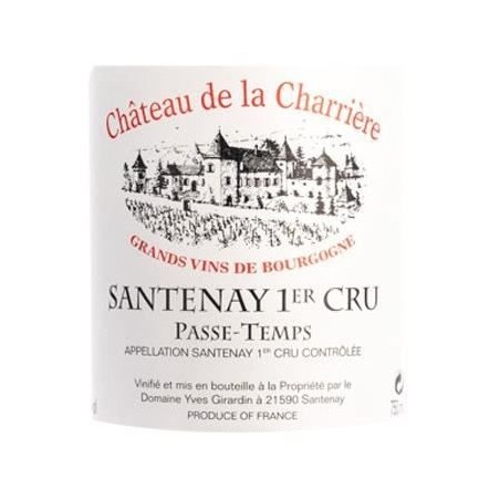 Château de la Charriere Girardin 2024 Santenay 1er cru Passe-temps - Vin rouge de Bourgogne