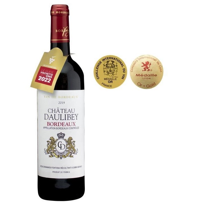 Château Daulibey 2019 Bordeaux - Vin rouge de Bordeaux Château Daulibey 2019 Bordeaux - Vin rouge de Bordeaux