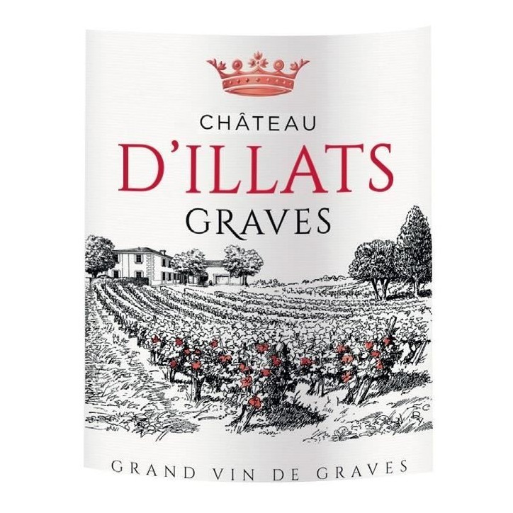 Château d'Illats 2019 Graves - Vin rouge de Bordeaux