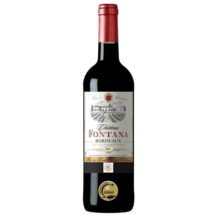 Château Fontana 2023 Bordeaux - Vin rouge de Bordeaux