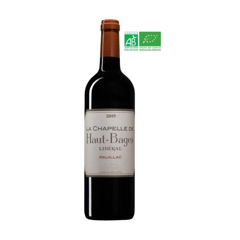 La Chapelle de Haut-Bages Libéral 2019 Pauillac - Vin rouge de Bordea