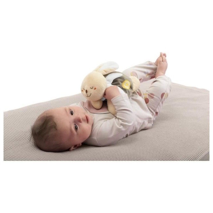 Peluche chauffante Lapin - CHICCO - Beige - Des la naissance Peluche chauffante Lapin - CHICCO - Beige - Des la naissance