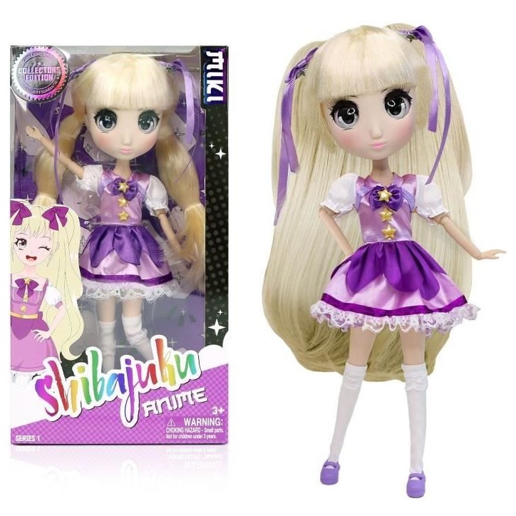 Grande Poupée Kawai style Japon 30 cm - Poupée Miki - BANDAI - Licence Officielle Shibajuku Anime Grande Poupée Kawai style Japon 30 cm - Poupée Miki - BANDAI - Licence Officielle Shibajuku Anime