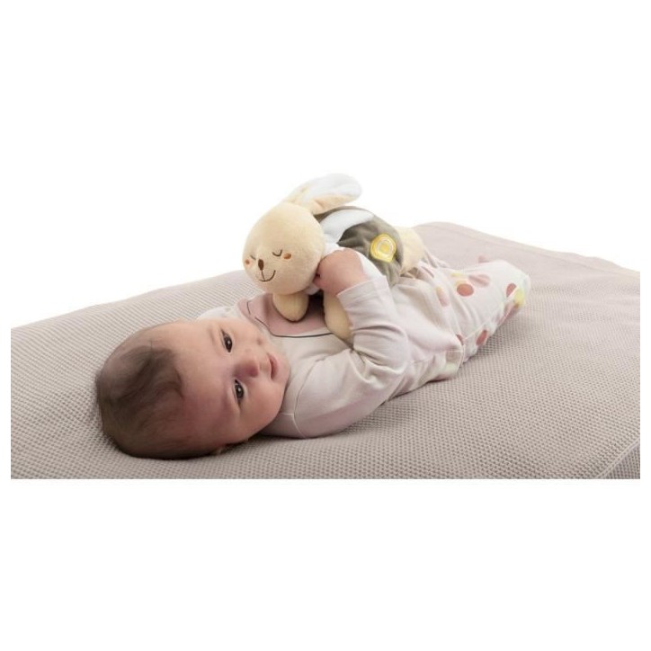 Peluche chauffante Lapin - CHICCO - Beige - Des la naissance Peluche chauffante Lapin - CHICCO - Beige - Des la naissance