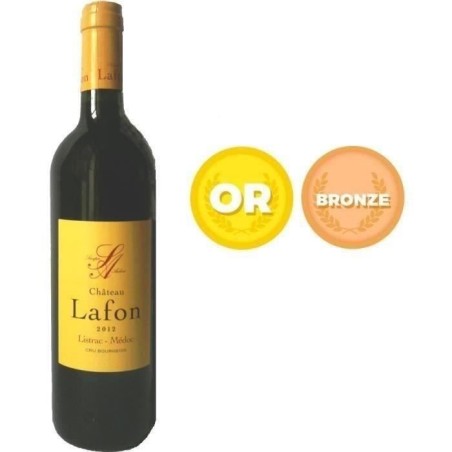 Château Lafon 2012 Listrac Médoc Cru Bourgeois - Vin rouge de Bordea
