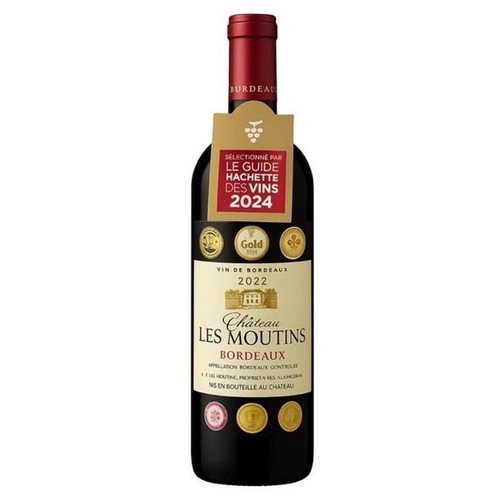 Château Les Moutins 2022 Bordeaux - Vin rouge de Bordeaux