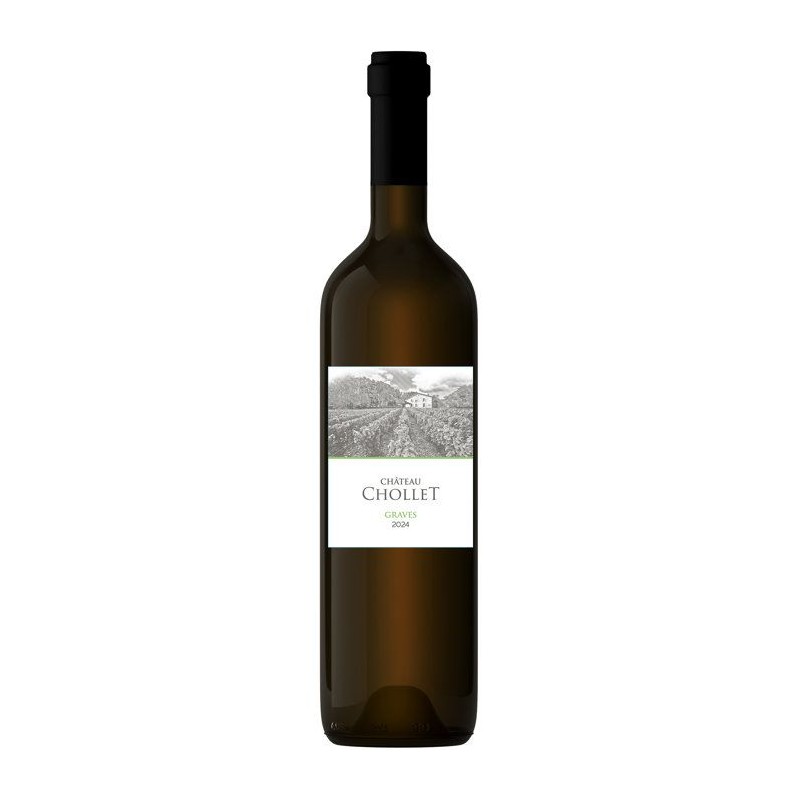 Château Chollet 2024 Graves - Vin blanc de Bordeaux