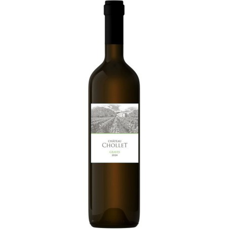 Château Chollet 2024 Graves - Vin blanc de Bordeaux