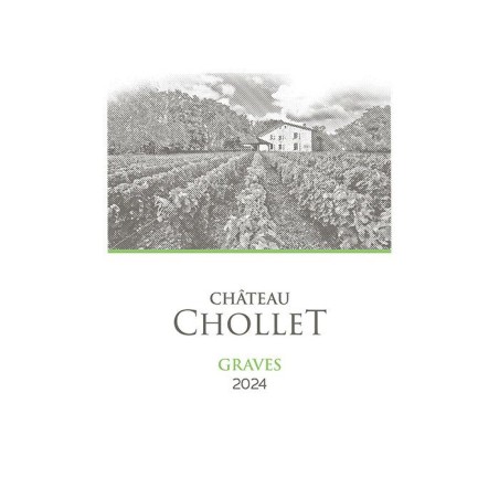 Château Chollet 2024 Graves - Vin blanc de Bordeaux