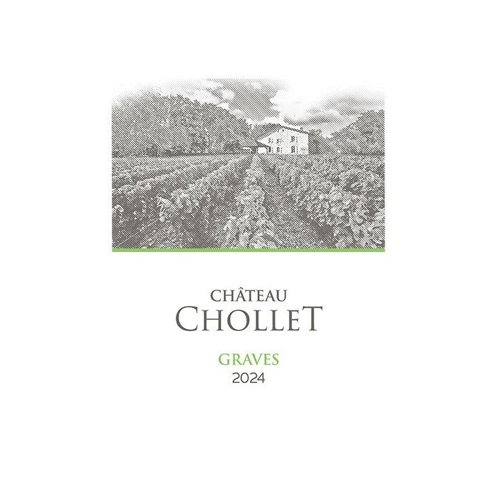 Château Chollet 2024 Graves - Vin blanc de Bordeaux