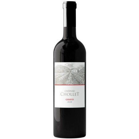 Château Chollet 2022 Graves - Vin rouge de Bordeaux