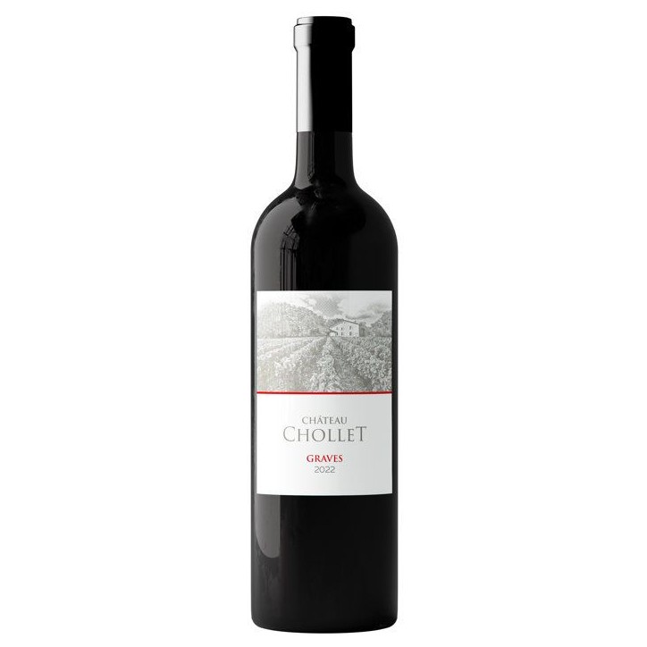 Château Chollet 2022 Graves - Vin rouge de Bordeaux