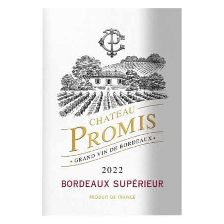 Château Promis 2022 Bordeaux Supérieur - Vin rouge de Bordeaux