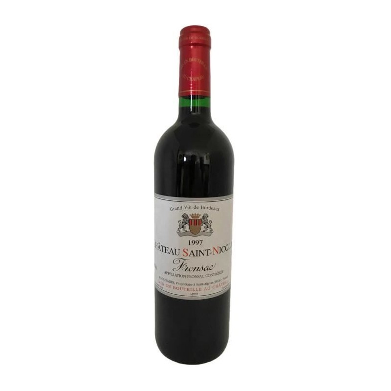 Château Saint-Nicolas 1997 Fronsac - Vin rouge de Bordeaux