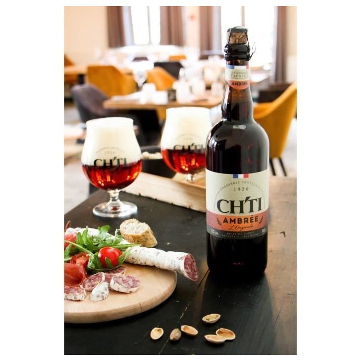 Biere ambrée originale - Chti - 6.20% Vol. - 75cl