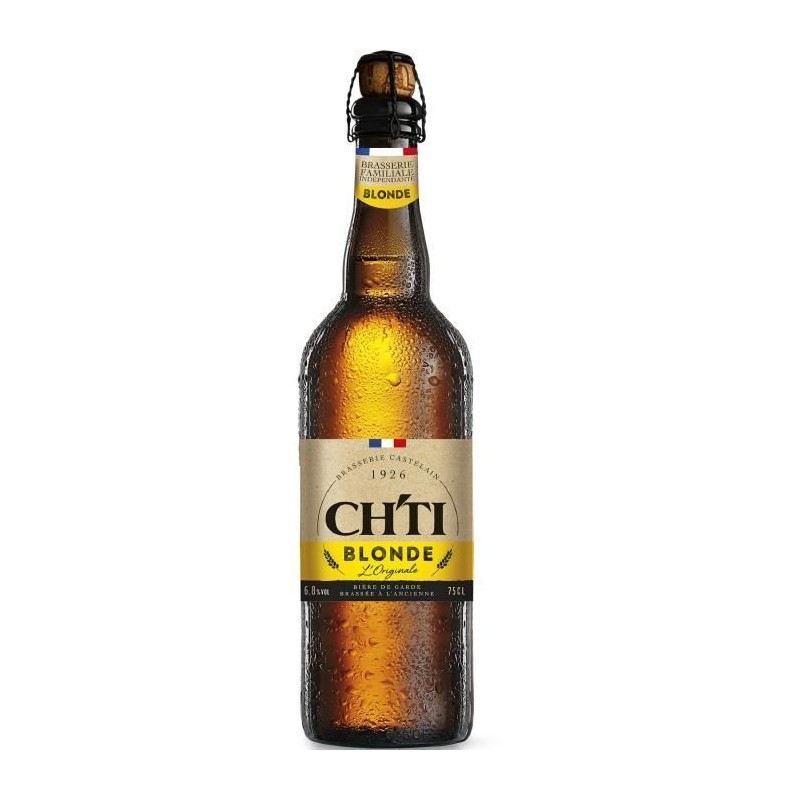 Biere blonde originale - Chti - 6.80% Vol. - 75cl