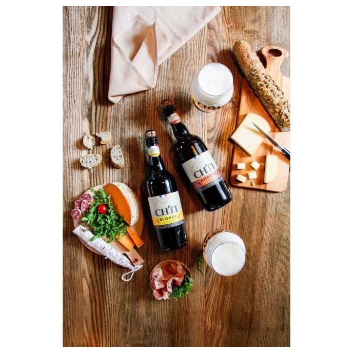 Biere blonde originale - Chti - 6.80% Vol. - 75cl