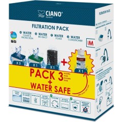 Pack entretien aquarium - CIANO - Taille M - 3 cartouches - Conditionn