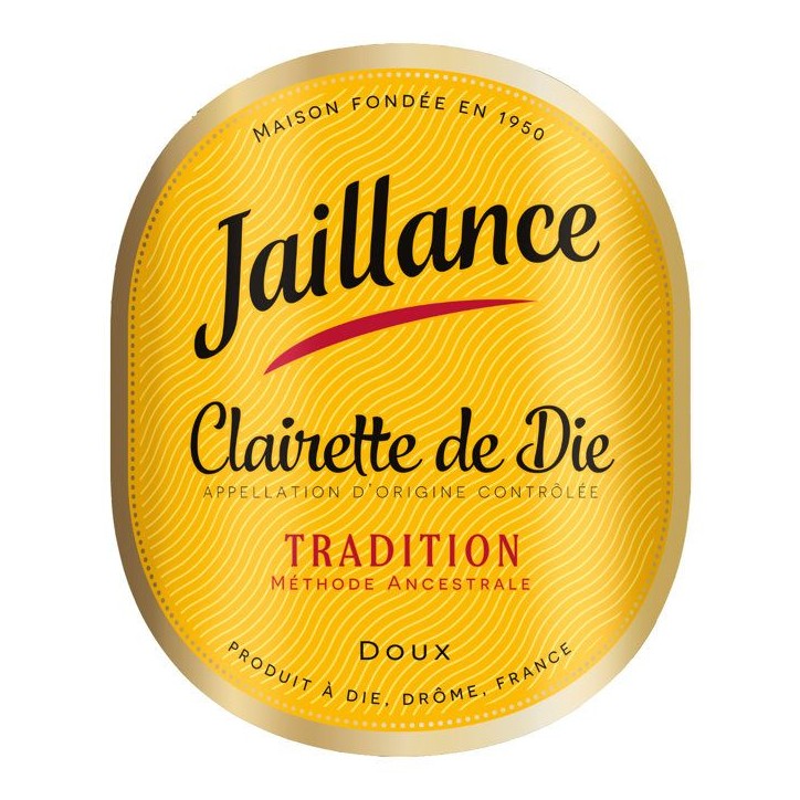 Jaillance Tradition Clairette de Die - 37,5cl