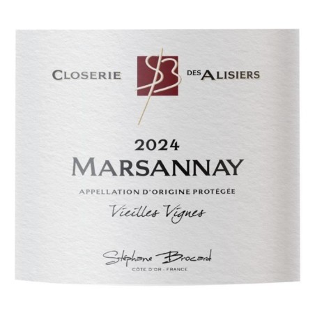 Closerie des Alisiers Vieilles Vignes 2024 Marsannay - Vin rouge de Bourgogne