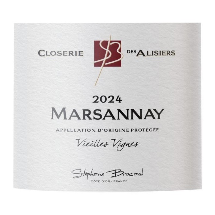 Closerie des Alisiers Vieilles Vignes 2024 Marsannay - Vin rouge de Bourgogne