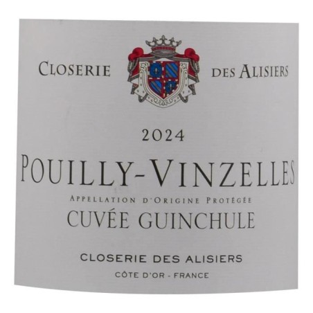 Closerie des Alisiers Cuvée Guinchule 2024 Pouilly-Vinzelles - Vin blanc de Bourgogne