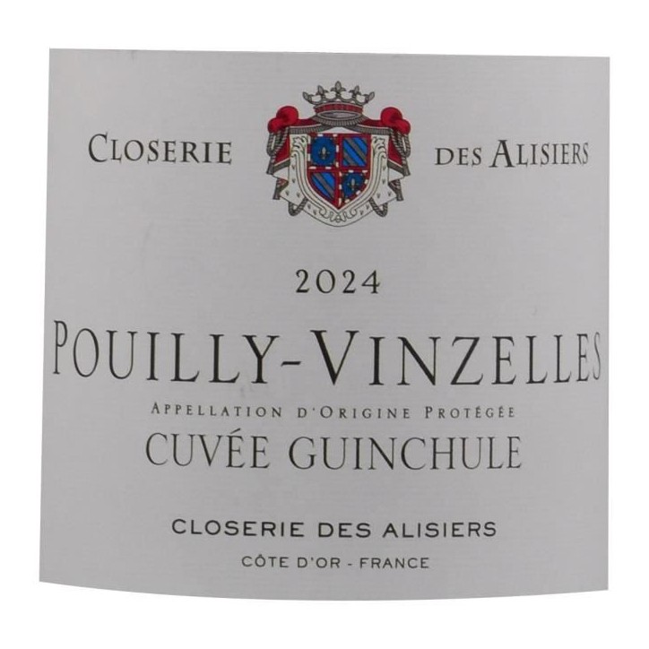 Closerie des Alisiers Cuvée Guinchule 2024 Pouilly-Vinzelles - Vin blanc de Bourgogne