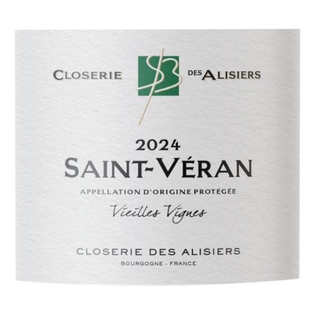 Closerie des Alisiers Vieilles Vignes 2024 Saint-Véran - Vin blanc de Bourgogne