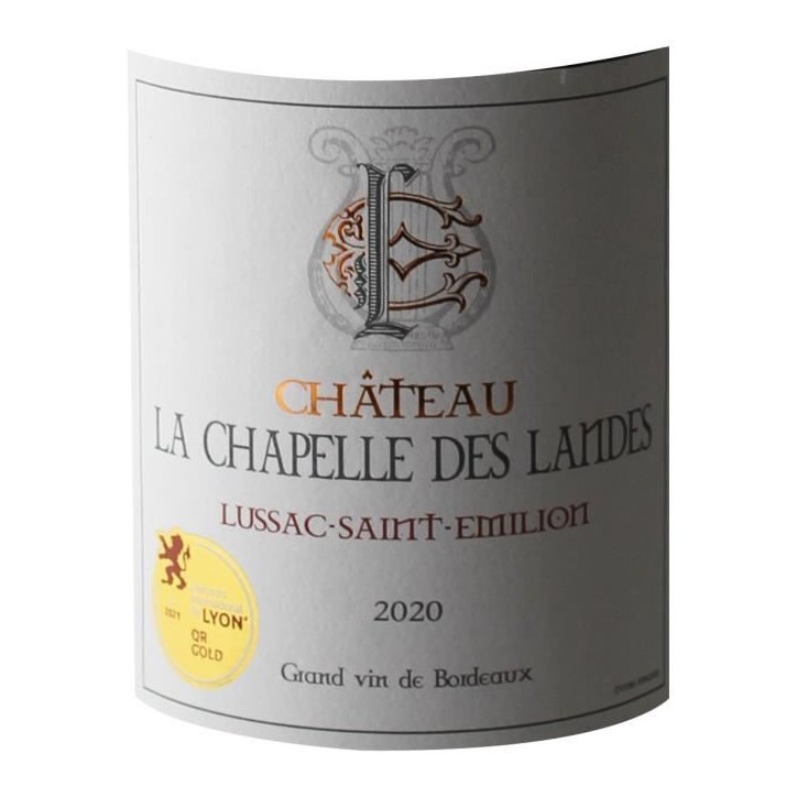 Château La Chapelle Des Landes 2020 Lussac-Saint-Emilion - Vin rouge de Bordeaux