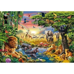 Puzzle 2000 pieces - The African Gathering