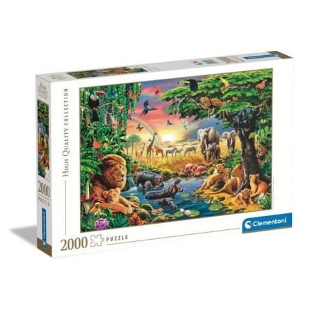 Puzzle 2000 pieces - The African Gathering