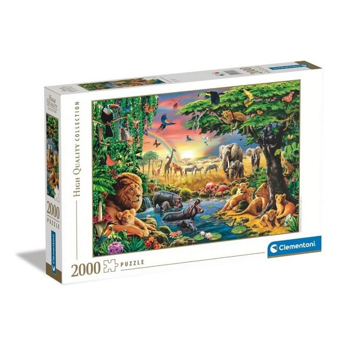 Puzzle 2000 pieces - The African Gathering