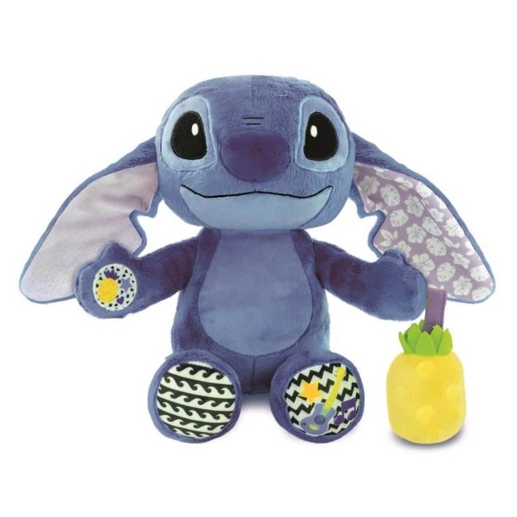Peluche Musicale - CLEMENTONI - Stitch - Ultra Douce - Berceuses - 12 Mois+ Peluche Musicale - CLEMENTONI - Stitch - Ultra Douce - Berceuses - 12 Mois+
