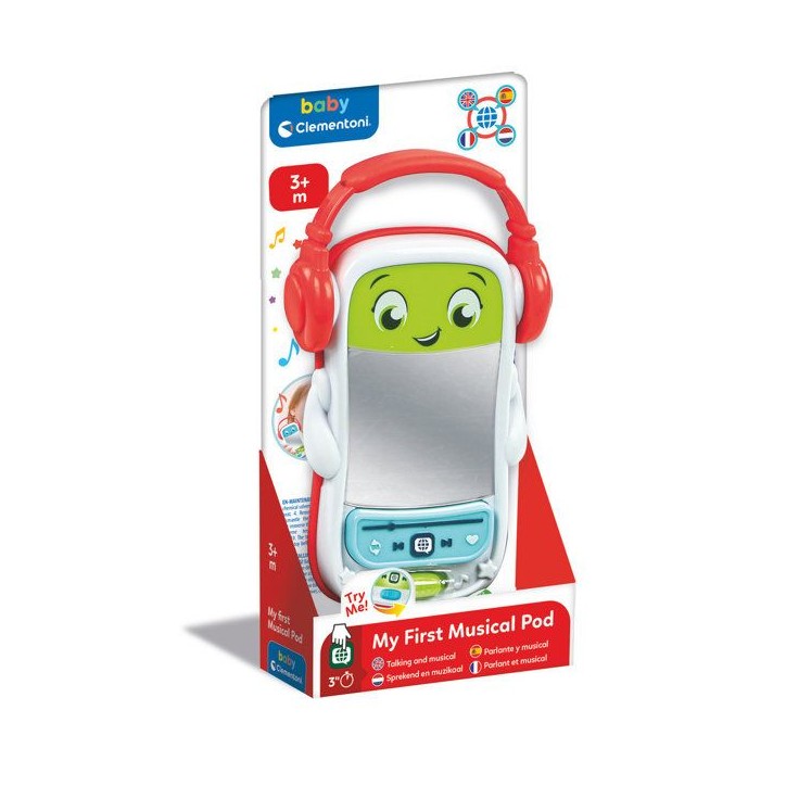 CLEMENTONI - Musical Pod - Mon premier téléphone parlant et musical CLEMENTONI - Musical Pod - Mon premier téléphone parlant et musical