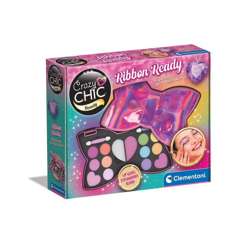 CLEMENTONI - Trousse Noeud-Papillon - Palette de maquillage pour enfan