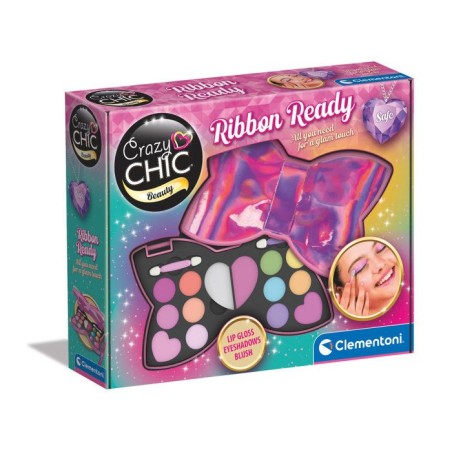 CLEMENTONI - Trousse Noeud-Papillon - Palette de maquillage pour enfan