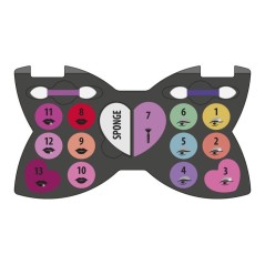 CLEMENTONI - Trousse Noeud-Papillon - Palette de maquillage pour enfan