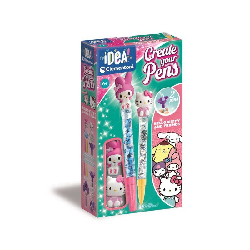 Crée stylos - Hello Kitty & Melody - Clementoni - Hello Kitty et ses