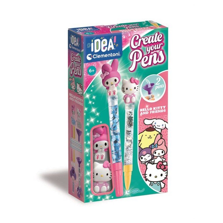 Crée stylos - Hello Kitty & Melody - Clementoni - Hello Kitty et ses Amis Crée stylos - Hello Kitty & Melody - Clementoni - Hello Kitty et ses Amis