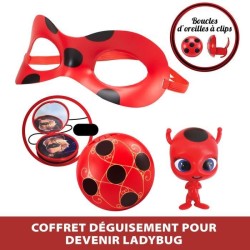 Déguisement Ladybug - Masque Yoyo Miroir Boucles d'oreilles Kwami Tik