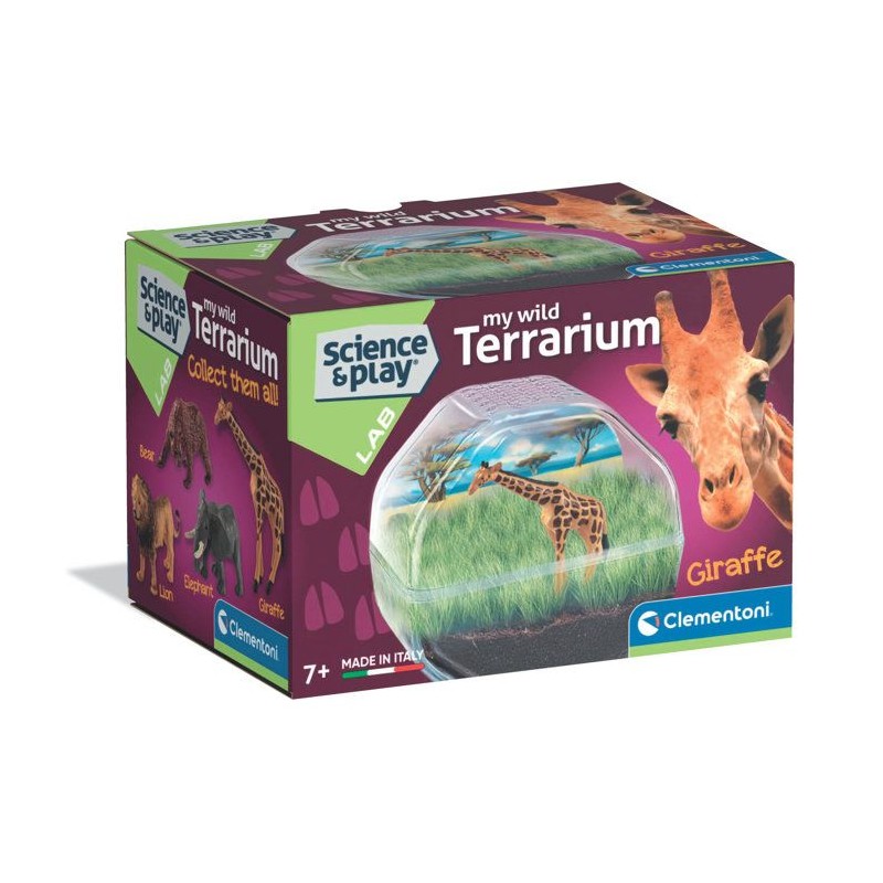 Mini Terrarium - Clementoni - Girafe - Jeu de sciences et d'expérienc