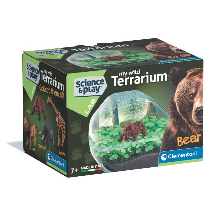 Mini Terrarium - Clementoni - Ours - Jeu de sciences et d'expériences - Des 7 ans - Fabriqué en Italie Mini Terrarium - Clementoni - Ours - Jeu de sciences et d'expériences - Des 7 ans - Fabriqué en Italie