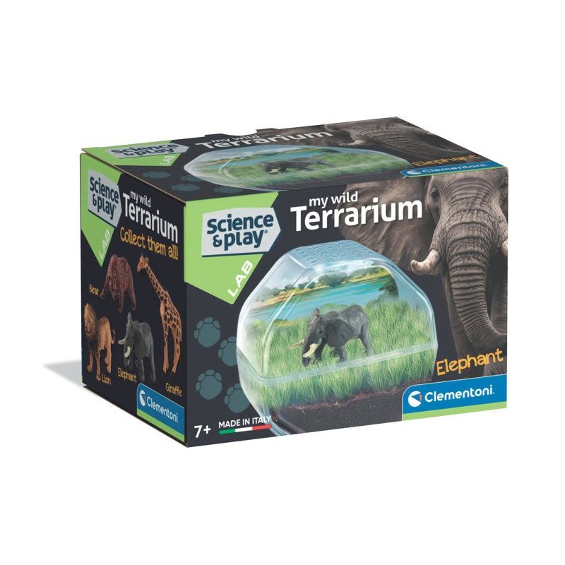 Mini Terrarium - Clementoni - Éléphant - Jeu de sciences et d'expér