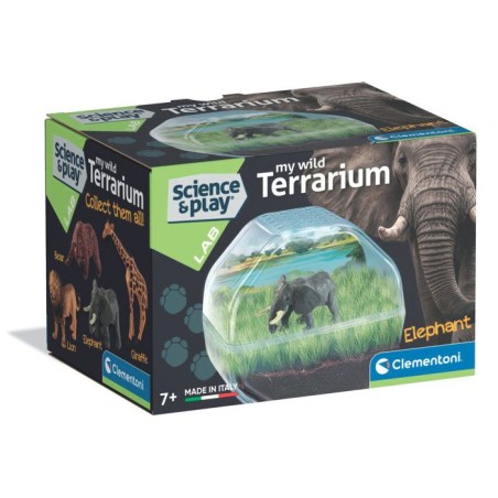 Mini Terrarium - Clementoni - Éléphant - Jeu de sciences et d'expér