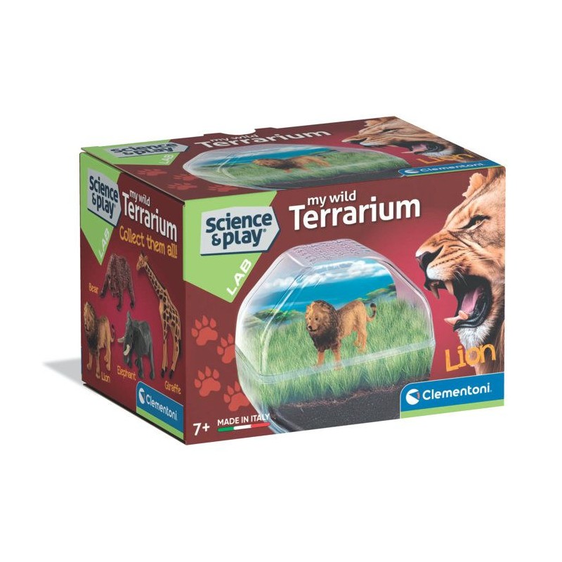 Mini Terrarium - Clementoni - Lion - Jeu de sciences et d'expériences