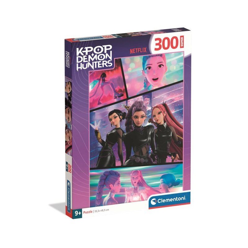 Clementoni - K-Pop Demon Hunters - Puzzle 300 Pieces - Puzzle enfant -