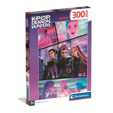 Clementoni - K-Pop Demon Hunters - Puzzle 300 Pieces - Puzzle enfant -